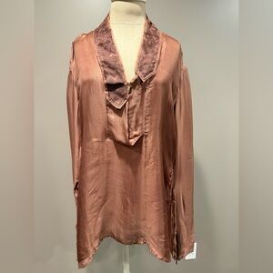 Gucci Brown Women's Silk Top